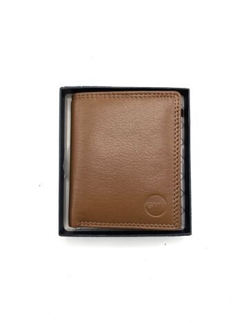 Portefeuille en cuir véritable, marque GMV, art. GMV80-23 11