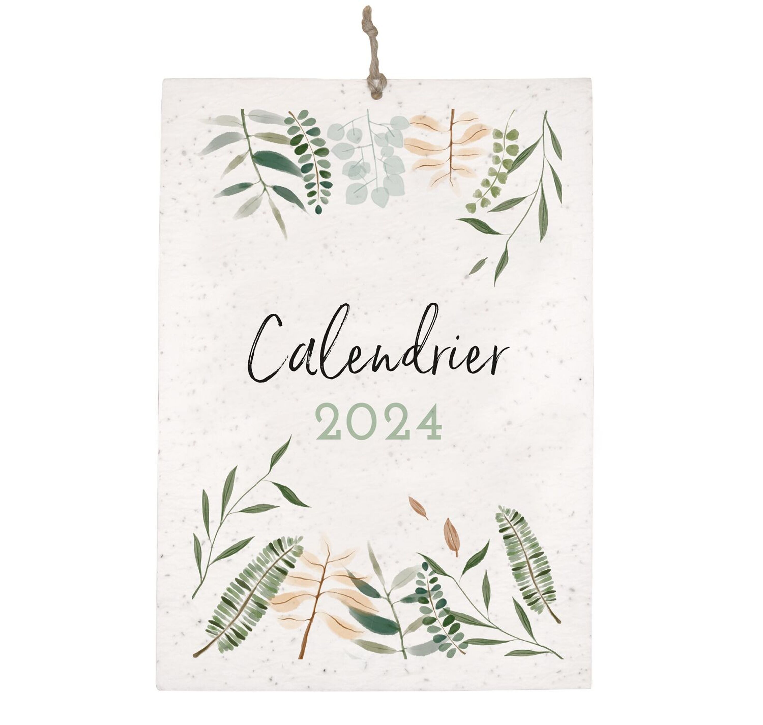 Growingpaper - Calendrier 2024 à planter et à colorier