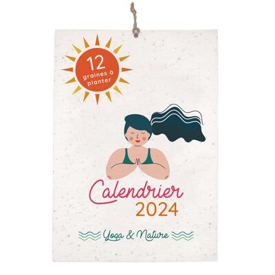 Kalender zum Pflanzen 2024 - YOGA