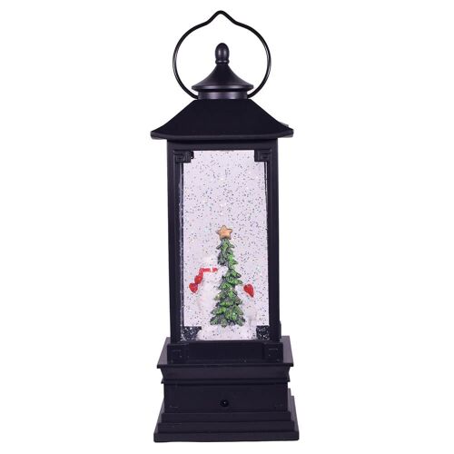 Christmas Lantern Music Box LED with Water Moving