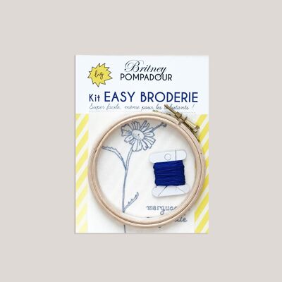 Kit EASY BRODERIE -  Marguerite - Britney POMPADOUR