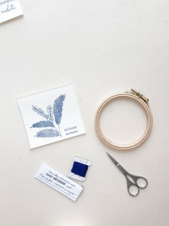 Kit EASY BRODERIE - Mimosa - Britney POMPADOUR 2