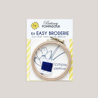 EASY EMBROIDERY kit - Crocus - Britney POMPADOUR