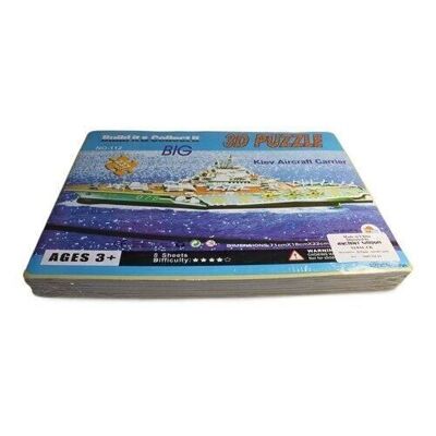 Puzzle 3d portaviones