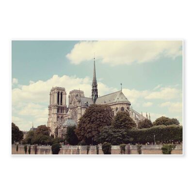 Cathedral View Art Print 50x70cm
