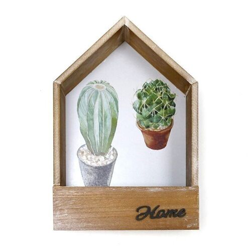 Estanteria sobremesa cactus home 6.5x32x20cm