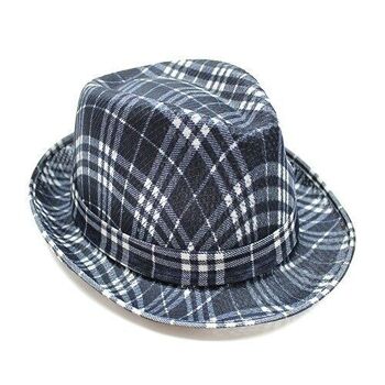 5x chapeau de gentleman au design écossais 1