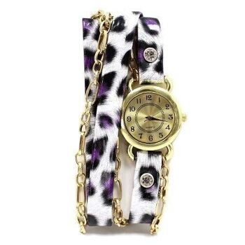 Montre bracelet - lilas 2