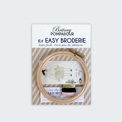 Kit EASY EMBROIDERY - Don't be shy - Julie Adore x Britney POMPADOUR