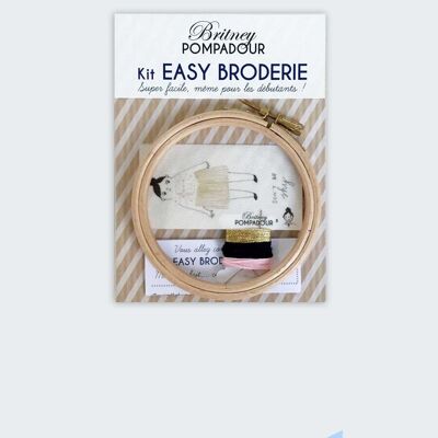 Kit EASY EMBROIDERY - Don't be shy - Julie Adore x Britney POMPADOUR