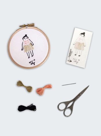 Kit EASY BRODERIE - Don't be shy - Julie Adore  x Britney POMPADOUR 2