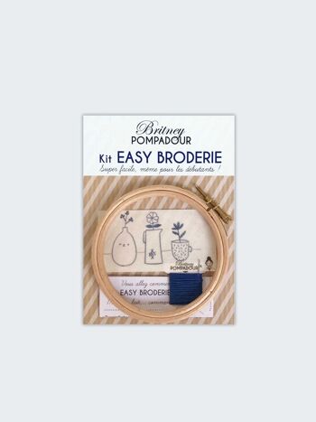 Kit EASY BRODERIE - Les vases - Julie Adore  x Britney POMPADOUR 1