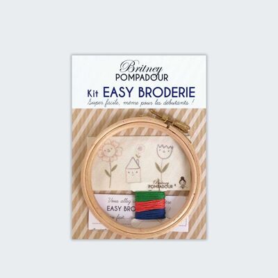 EASY EMBROIDERY kit - The house - Julie Adore x Britney POMPADOUR