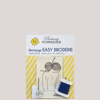EASY BRODERIE refill - Woman from behind - Delicate miniature x Britney POMPADOUR