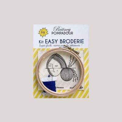 Kit EASY EMBROIDERY - Unstructured - Delicate miniature x Britney POMPADOUR