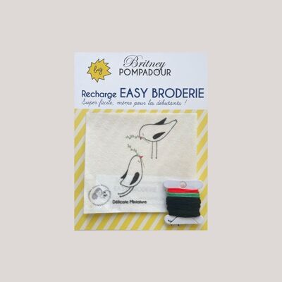 EASY BRODERIE refill - The Lovers - Delicate miniature x Britney POMPADOUR