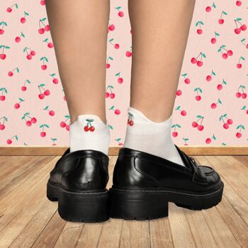 Chaussettes En Coton Languette Fruits 2