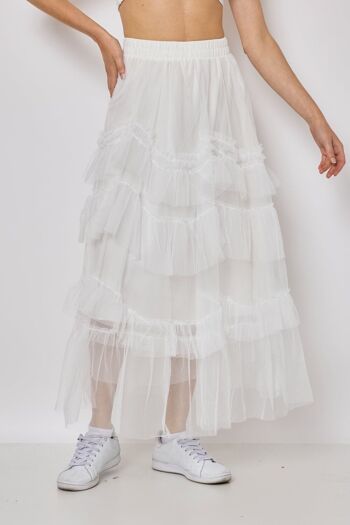 JUPE EN TULLE LONGUE - FM612 13