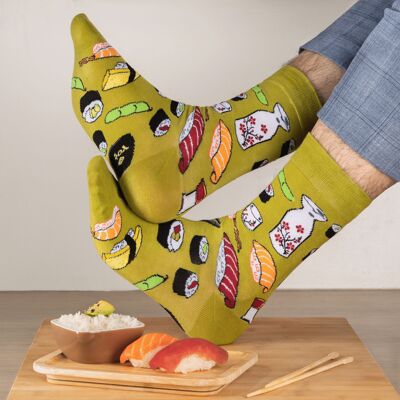 Sushi Cotton Socks