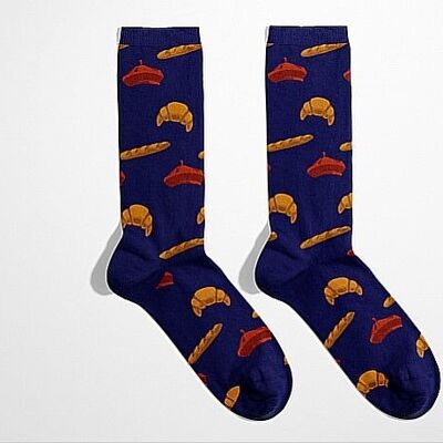 French croissant baguette socks So Frenchy