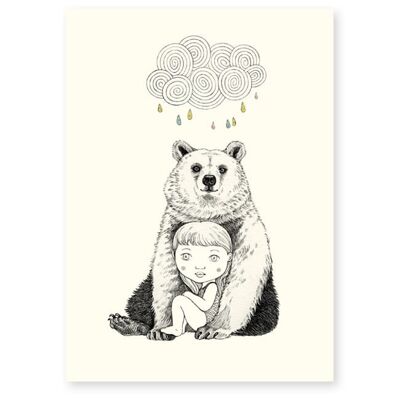 Affichette Ours A5