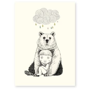 Affichette Ours A5 4