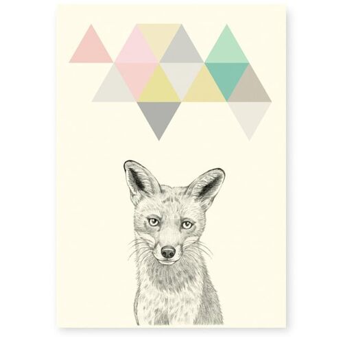 Affichette Renard A5