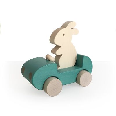 Bunny Car Turquoise