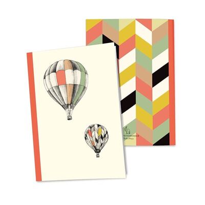 Notebook A5 Hot air balloons
