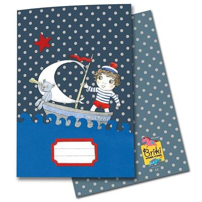 Little sailor notebook, 64 lined pages