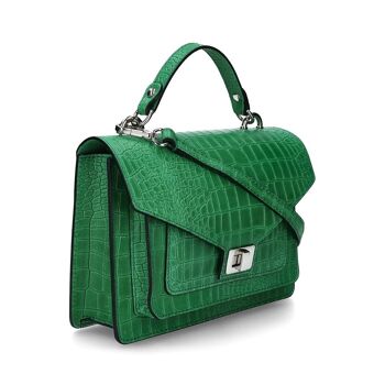 Sac cuir Lauria - Vert 2