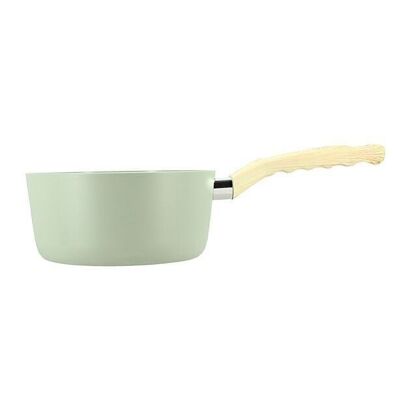 Celadon saucepan 18cm in induction aluminum with wood effect handle