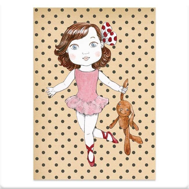 Carte postale danseuse