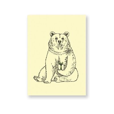 Bear Postcard