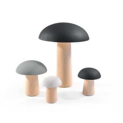 Button mushrooms Black