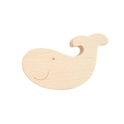 Gancio balena in legno di faggio