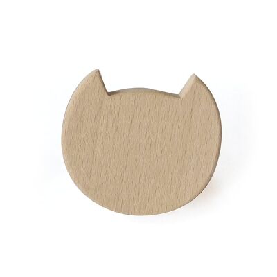 Katzenpflock aus Buchenholz