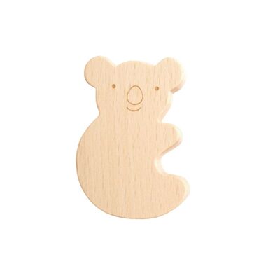 Koala coat hook in beech wood