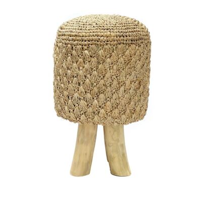 The Raffia Tressed Stool