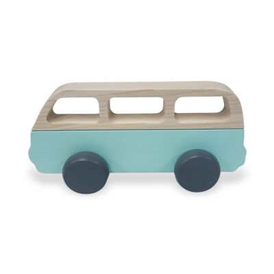 Pastel Blue Vintage Van