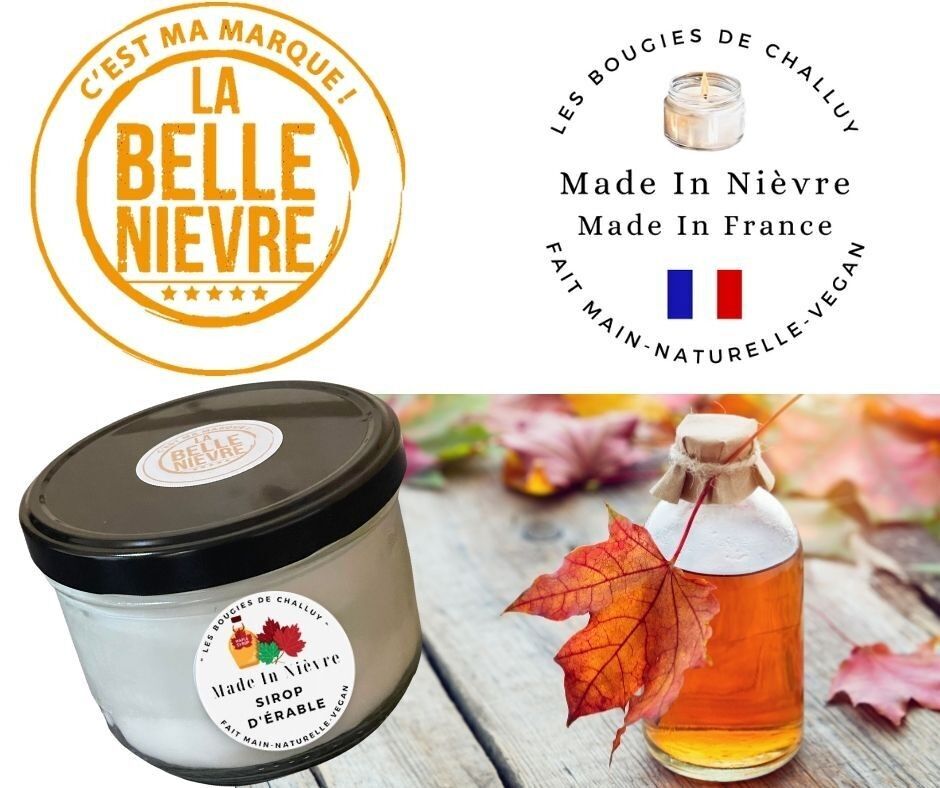 CANDELA "SCIROPPO D'ACERO" FATTA A NIEVRE