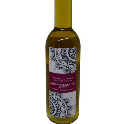 Olio extravergine di oliva aromatizzato all'aglio