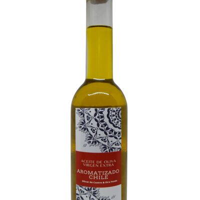 Extra natives Olivenöl mit Chili-Aroma