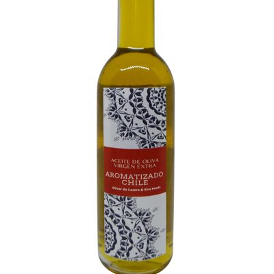 Extra natives Olivenöl mit Chili-Aroma