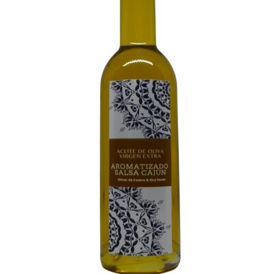Cajun flavored extra virgin olive oil