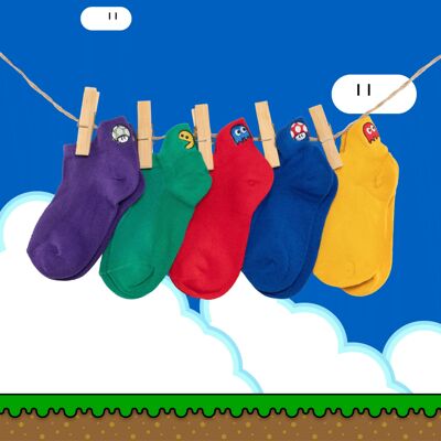 Pacman Kids & Babies Socks Box (Pack x5)