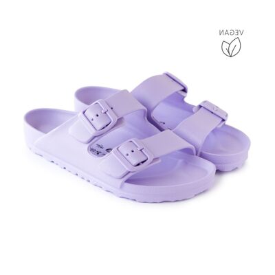 Bio EVA sandal with lilac buckles New Coachella