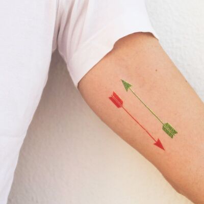 GLITTER ARROWS Tattoo (Pack of 2)