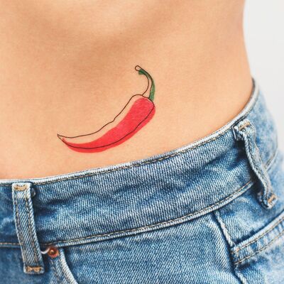 Tatuaggio CHILI (confezione da 2)