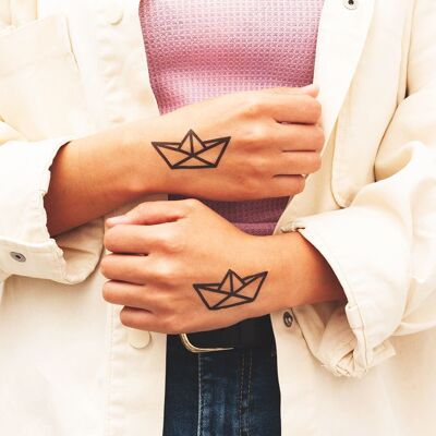 THE PAPER BOAT Tattoo (Pack of 2)